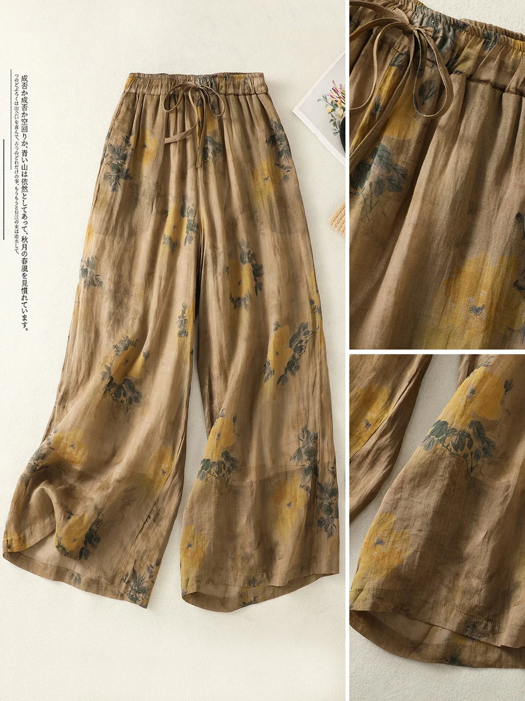 High Waist Wide Leg Pants Women&