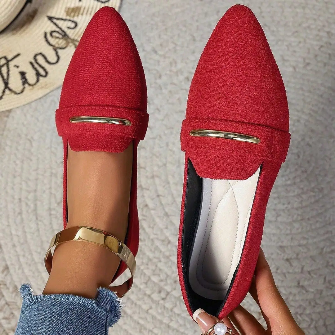 Loafers Flats Pointed Toe Casual Women Shoes New Comfortable Walking Mujer Zapatos:Wear-resisting