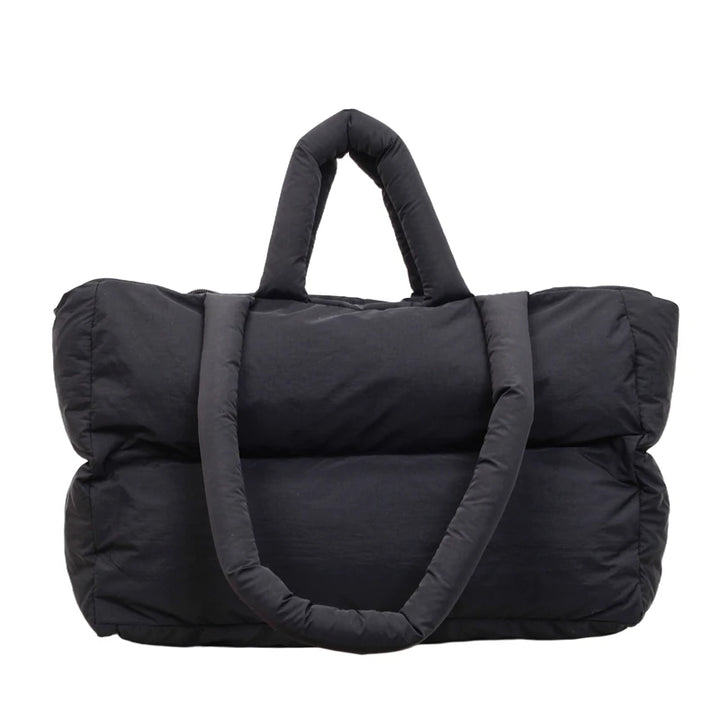 2025 Winter Latest Trend Women Shoulder Tote Bags Space Cotton Padded Large Capacity Shopper Totes Quality Commute Handbags Lady