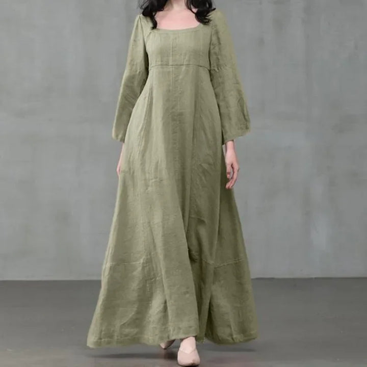 Medieval Dress Woman Costume Palace Cotton and Linen Victorian Dress Cosplay Long Maxi Dresses Kaftan Robe Black Pink Yellow