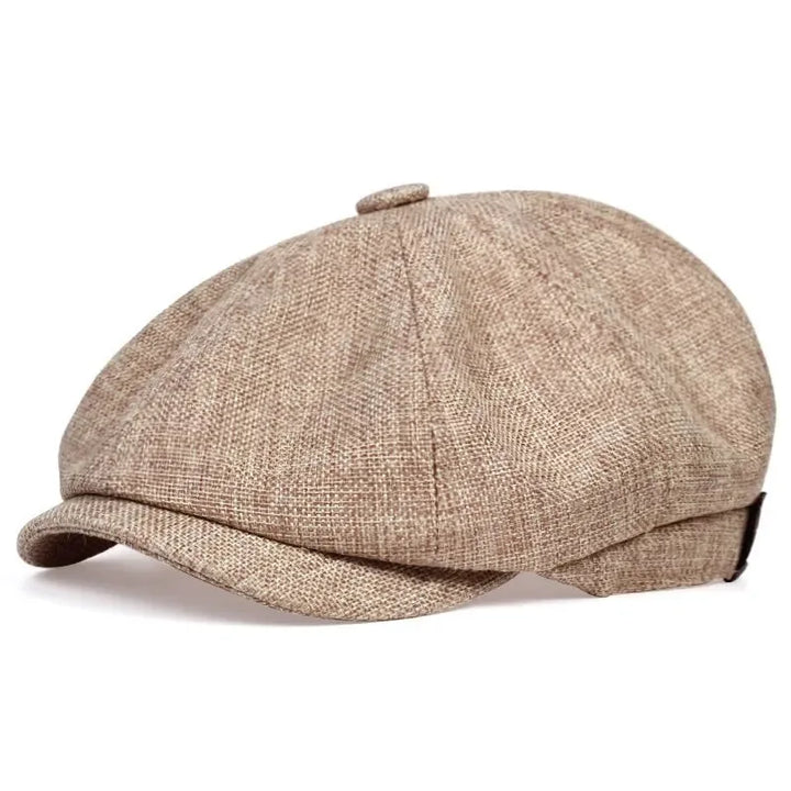 Newsboy Cap for Men Vintage Outfit Cabbage Cap Daily Casual Wear 8 Panel Octagonal Beret City Walk British Style Baker Boy Cap
