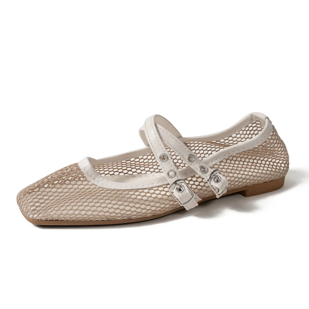 Women 2026 New Flat Shoes Women Hollow Ballet Flats Comfort Soft Soled Dance Shoe Summer Casual Sandals Flat Shoes
