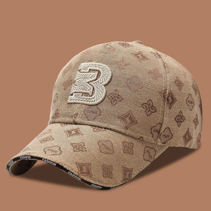 Baseball caps suitable for men and women, fashion sports caps, fashion embroidery, abstract logo, lightweight and portable design