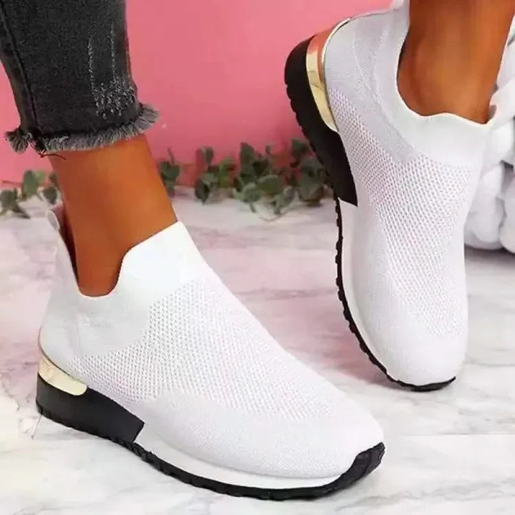 Spring Autumn Women Vulcanized Sneakers Ladies Breathable Slip-On Shoes for Female Casual Sport Platform Shoes Zapatos De Mujer