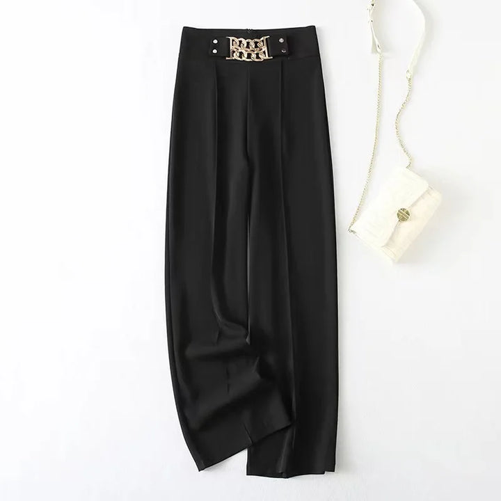 High Waist Pants Women Summer and Fall 2025 New Baggy Pantalones Casual Wide Leg Straight Trouser Vintage Sweatpant Streetwear