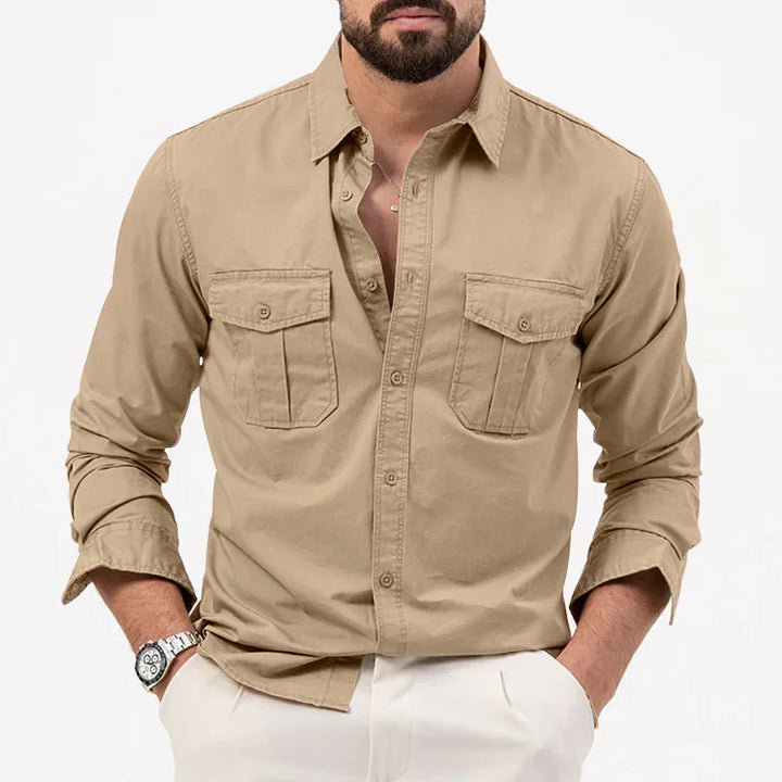 Men Shirt Mens Business Casual Shirts 2026 New Arrival Men Famous Brand Clothing Army Green Long Sleeve Camisa Masculina