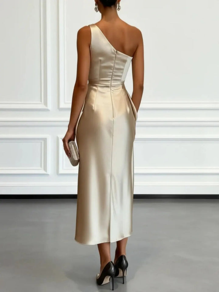 Satin Long Dresses For Women 2026 Summer Slip Midi Dress Woman Sexy Evening Party Dress Sleeveless Female Elegant Dress Vestidos