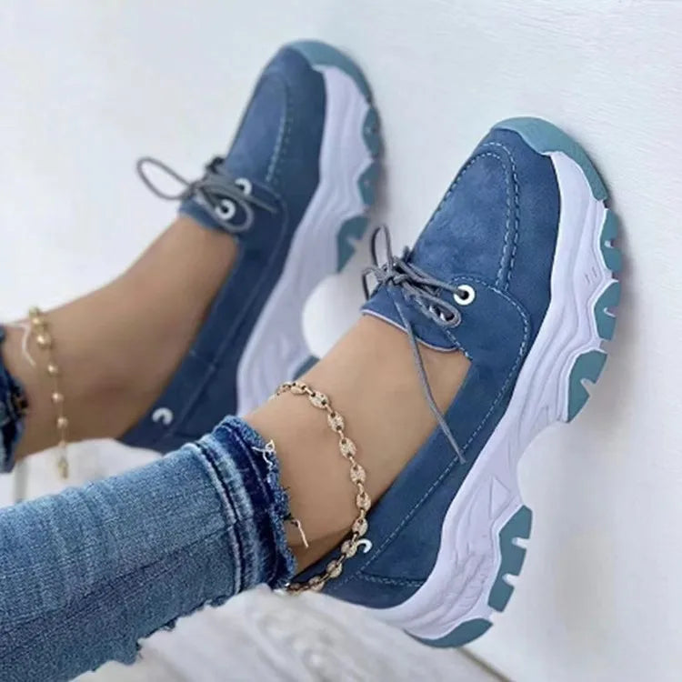 2026 Women Sneakers Platform Casual Breathable Sport Design Vulcanized Shoes Fashion Tennis Female Footwear Zapatillas Mujer