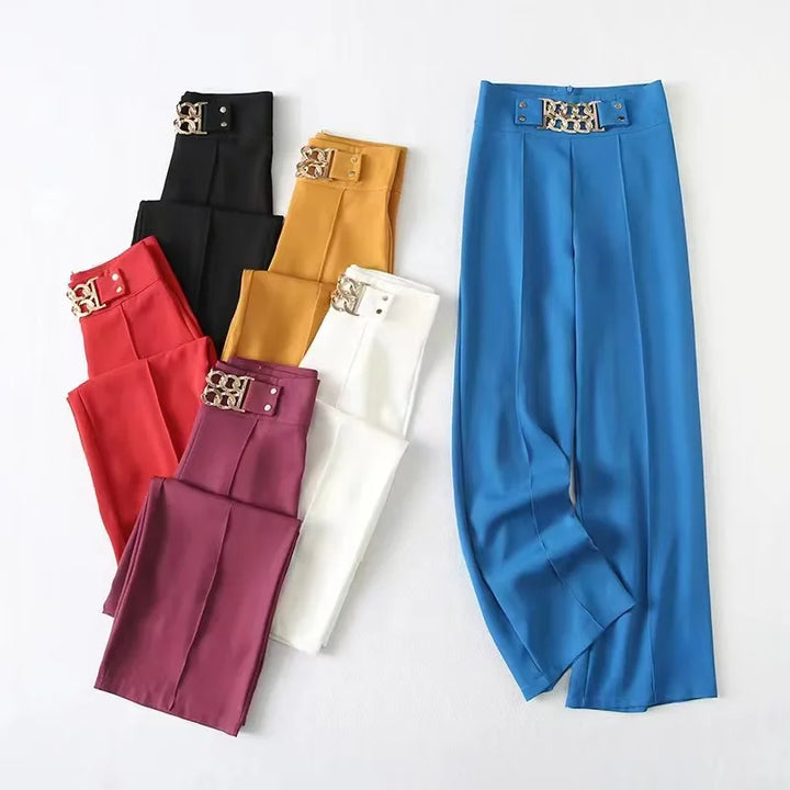 High Waist Pants Women Summer and Fall 2025 New Baggy Pantalones Casual Wide Leg Straight Trouser Vintage Sweatpant Streetwear