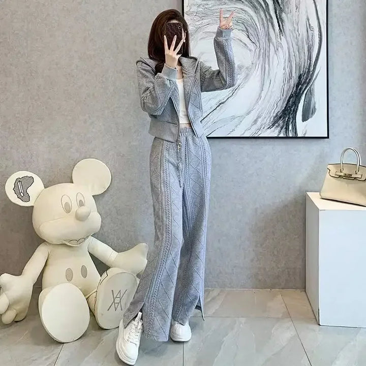 Slit Wide Leg Women&