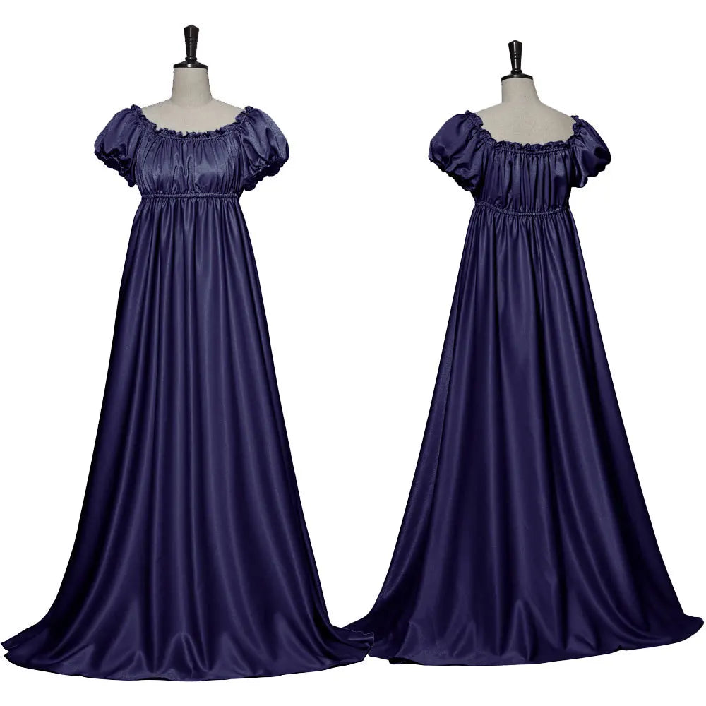 Medieval Dress Women Dress Sexy Off Shoulder Renaissance Victorian Regency Dress Costume Wench Retro Gown Halloween for Women