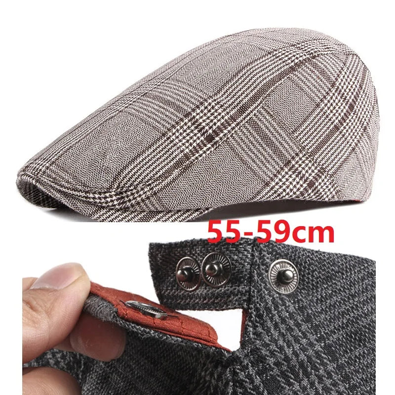 Flat Ivy Gatsby Newsboy Hat for Men And Women Winter Spring Autumn Driving Cabbie Hunting Cap Classic Style