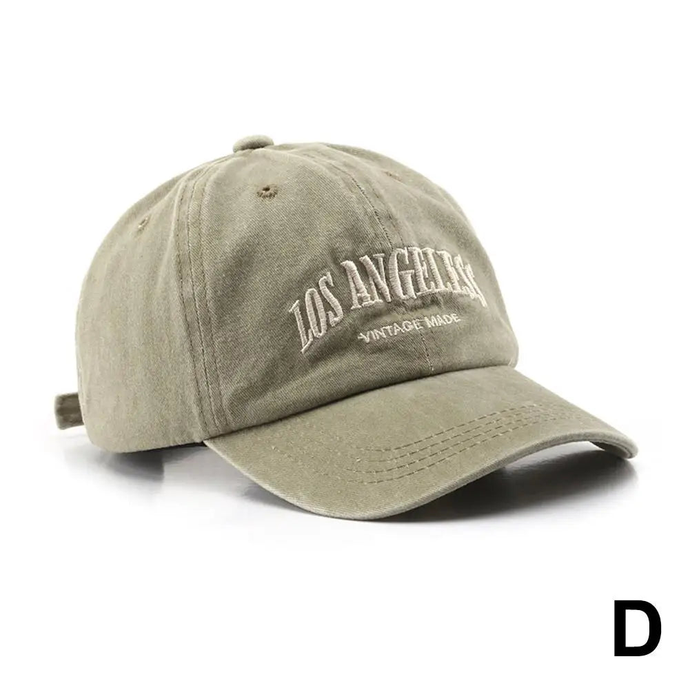 Women Fashion Casual Los Angeles Baseball Cap Cotton Soft Top Hats For Men Unisex Embroidery Snapback Hat Hiking Sunscreen Caps