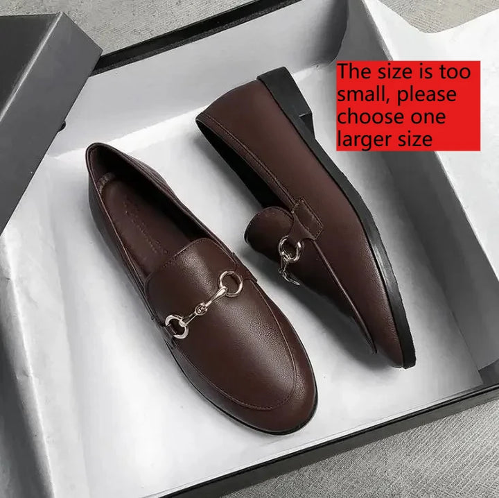 Womens Shoes Flats Loafers Ladies Fashion Leather Brand Sneakers Womens Designer Flat Ladies Shoes Woman Luxury Female Footwear