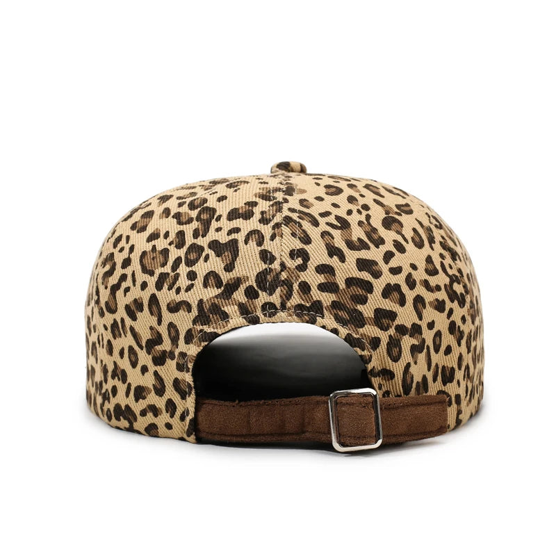 Leopard Print Newsboy Cap - New Style for Spring &amp; Autumn, American Vintage Paperboy Hat