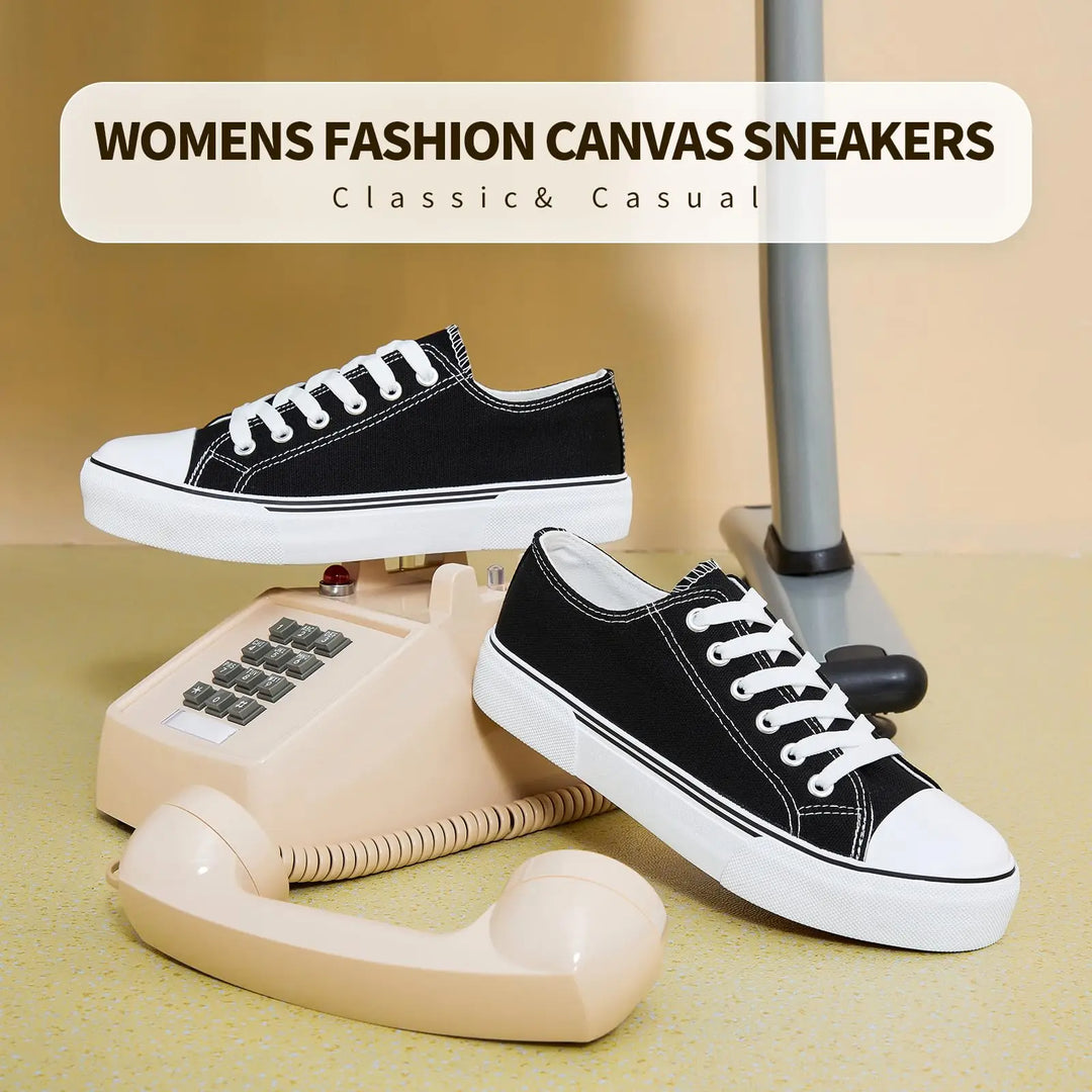 Sneakers for Women Low Top Canvas Shoes Men Fashion Durable Breathable Sneakers Slip on Casual Flats Zapatillas De Deporte