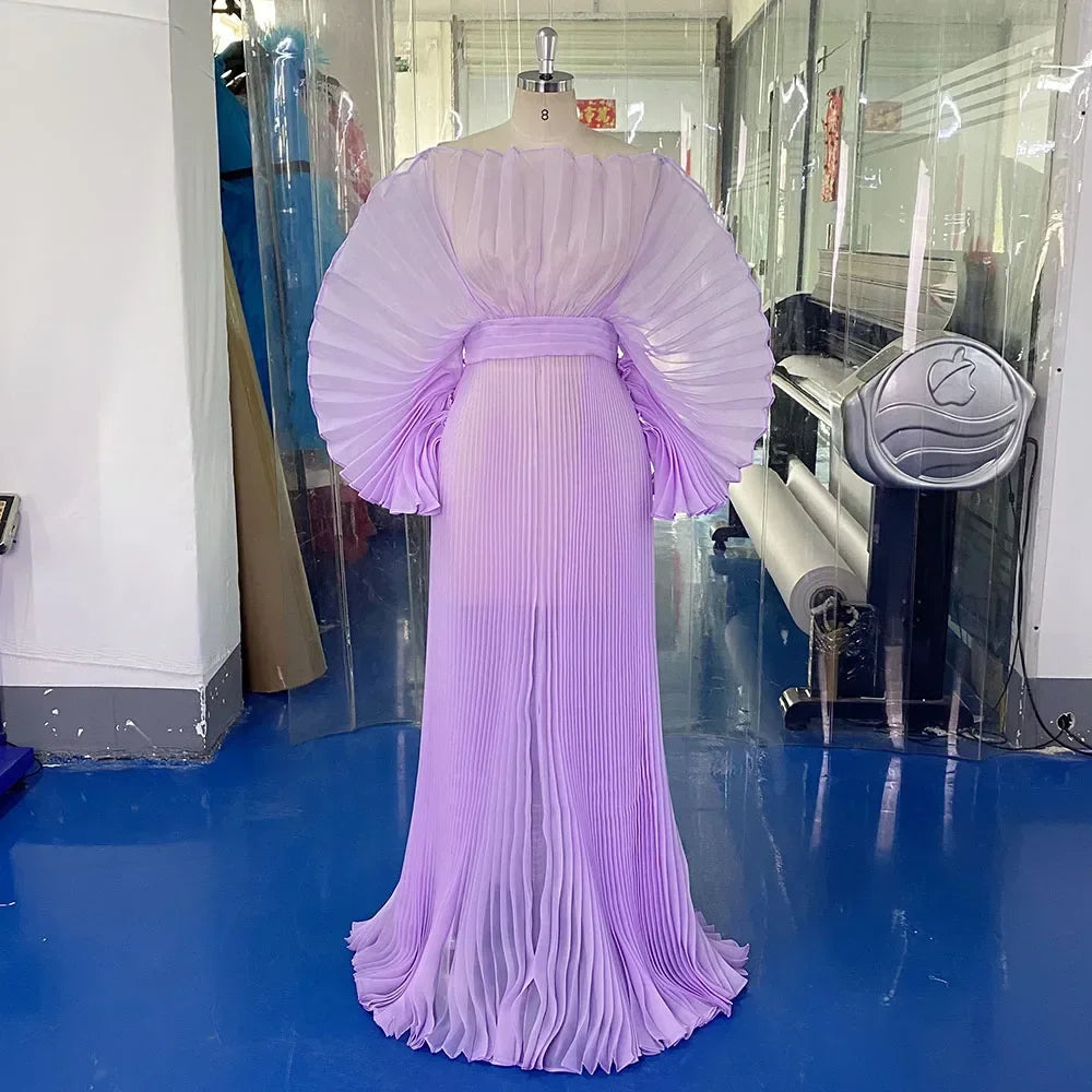 2026 New Off White Pleated Maxi Dresses for Photoshoot Maternity Photoshoot Dress Formal Evening Gown Baby Shower Dress YEWEN