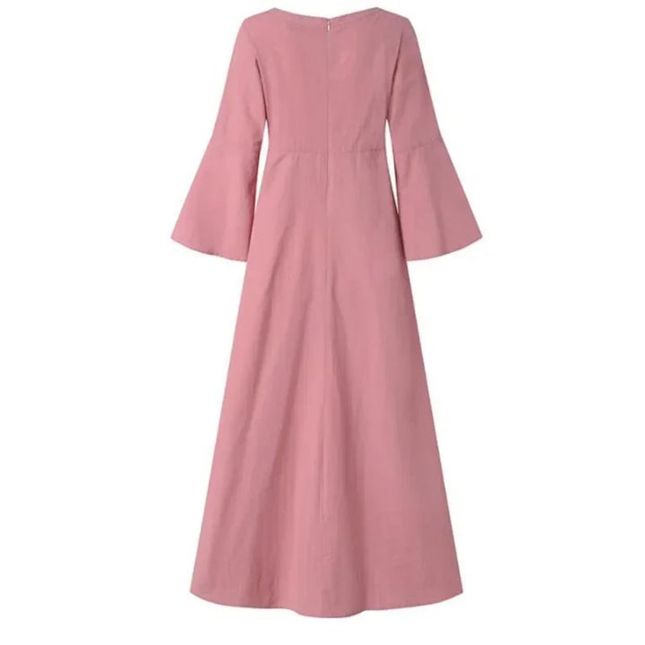 Medieval Dress Woman Costume Palace Cotton and Linen Victorian Dress Cosplay Long Maxi Dresses Kaftan Robe Black Pink Yellow