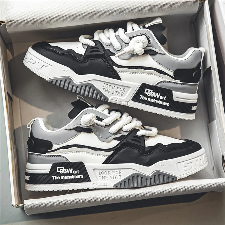 Male Sneakers Shoes For Man Men Shoes Breathable Lightweight Street Fashion Durable Walking Sneaker For Teens
