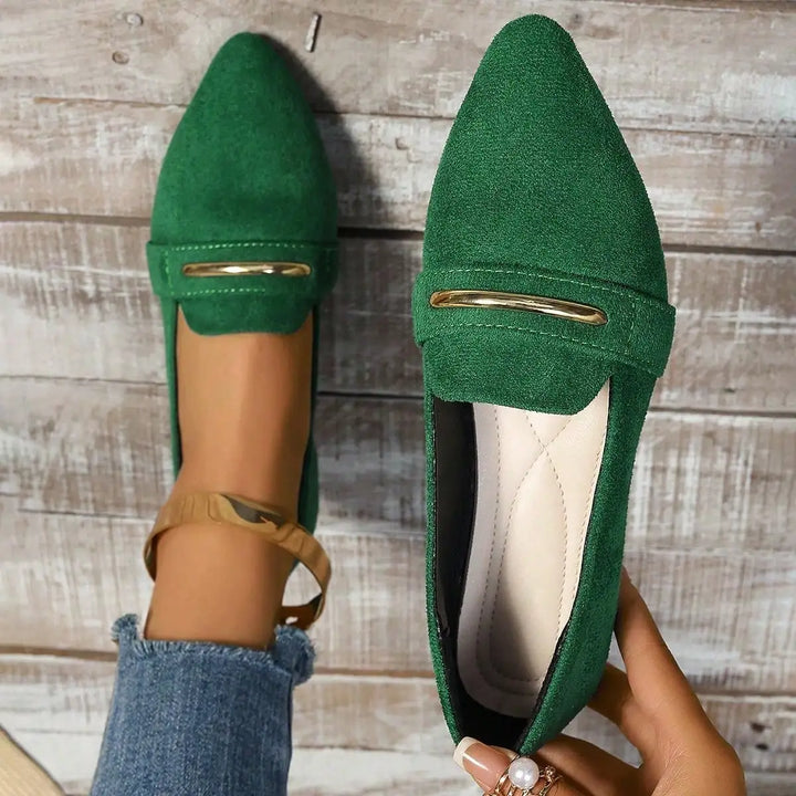 Loafers Flats Pointed Toe Casual Women Shoes New Comfortable Walking Mujer Zapatos:Wear-resisting