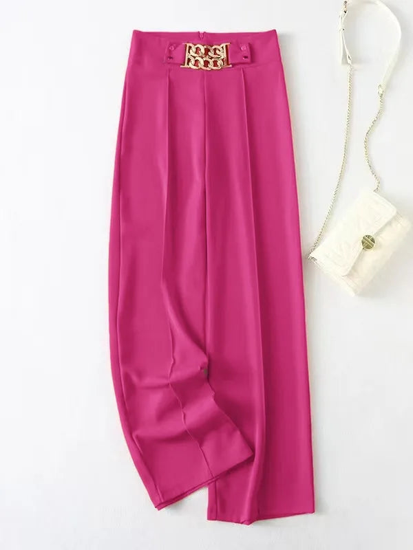 High Waist Pants Women Summer and Fall 2025 New Baggy Pantalones Casual Wide Leg Straight Trouser Vintage Sweatpant Streetwear