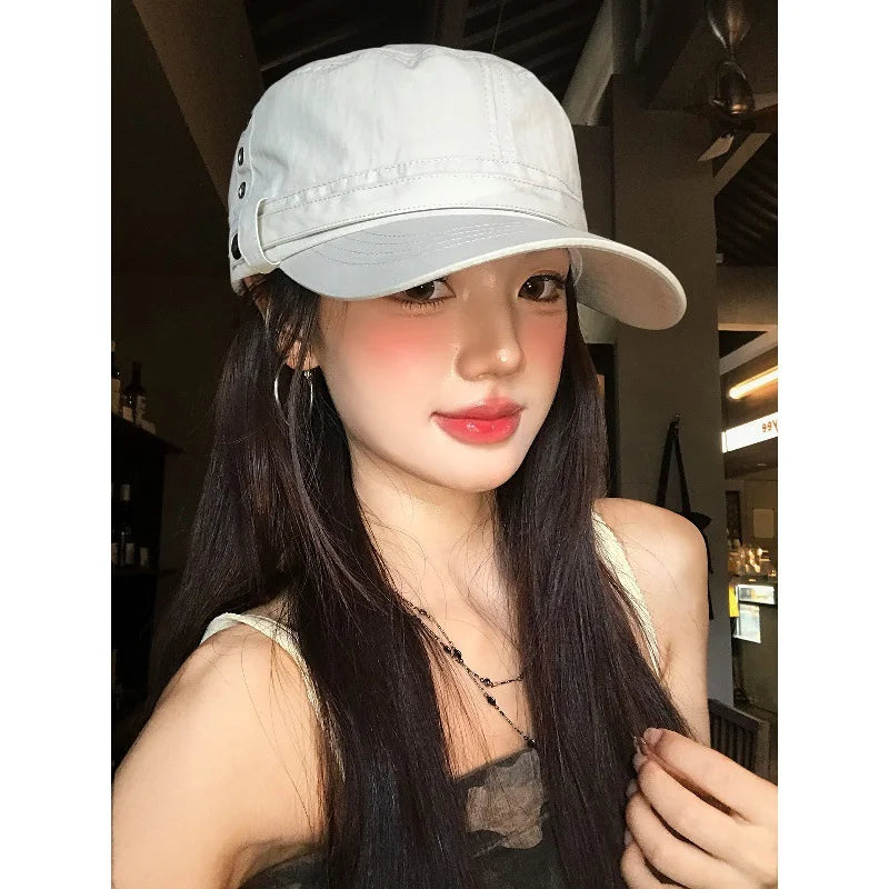 Lightweight Quick Dry Oversized Newsboy Cap 60-65CM Large Circumference Flat Equestrian Hat UV Sun Protection Outdoor Headwear
