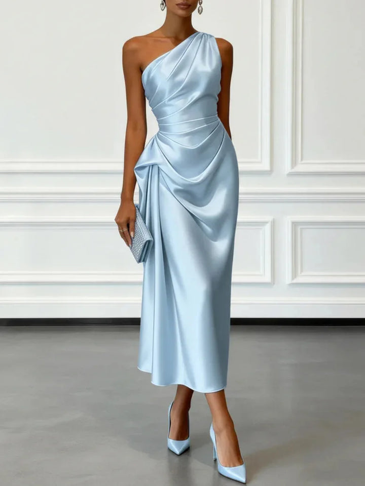 Satin Long Dresses For Women 2026 Summer Slip Midi Dress Woman Sexy Evening Party Dress Sleeveless Female Elegant Dress Vestidos