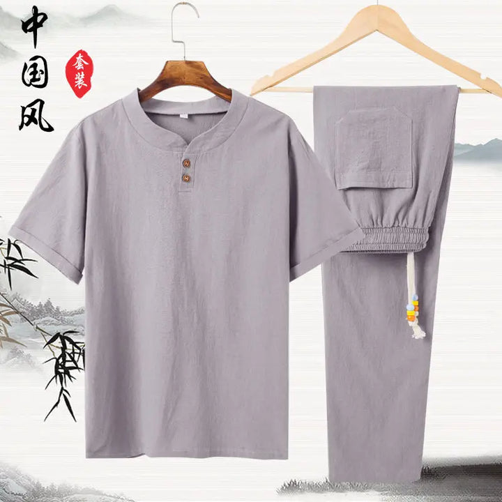 Linen Cotton T-shirt Men&