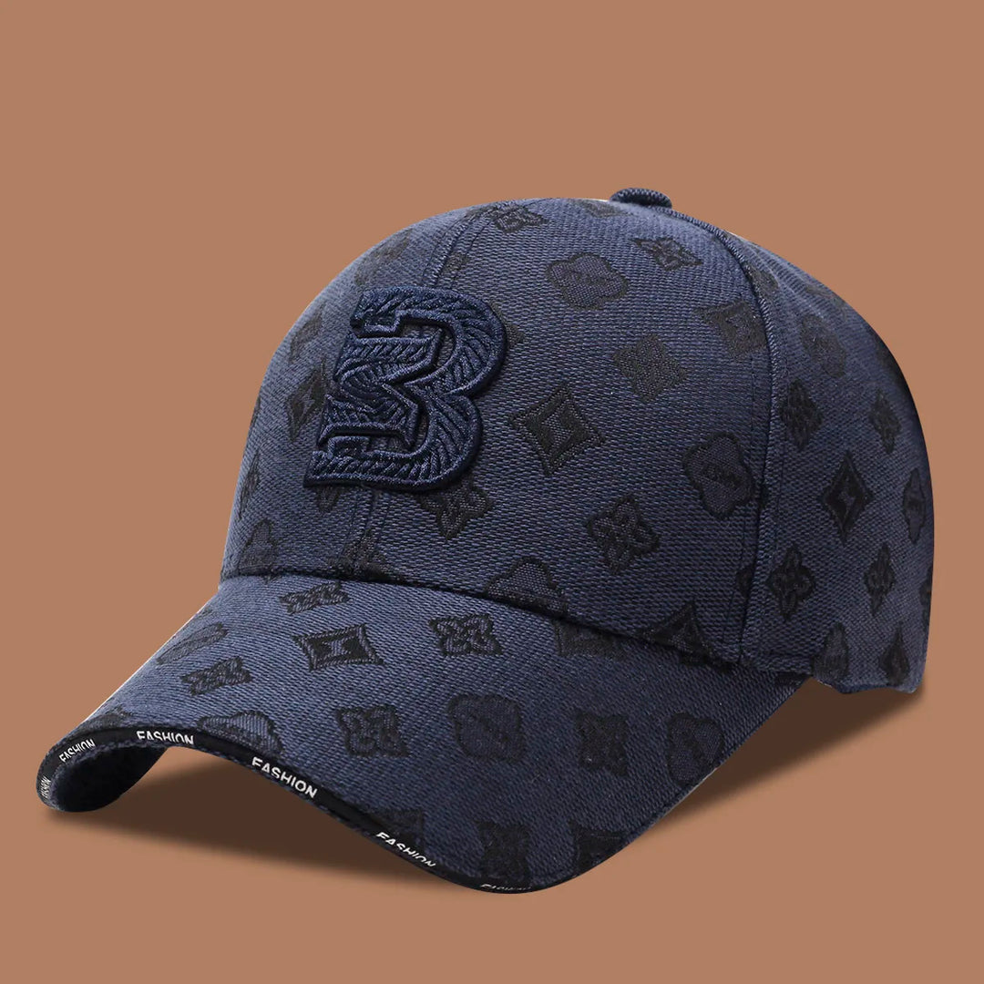 Baseball caps suitable for men and women, fashion sports caps, fashion embroidery, abstract logo, lightweight and portable design
