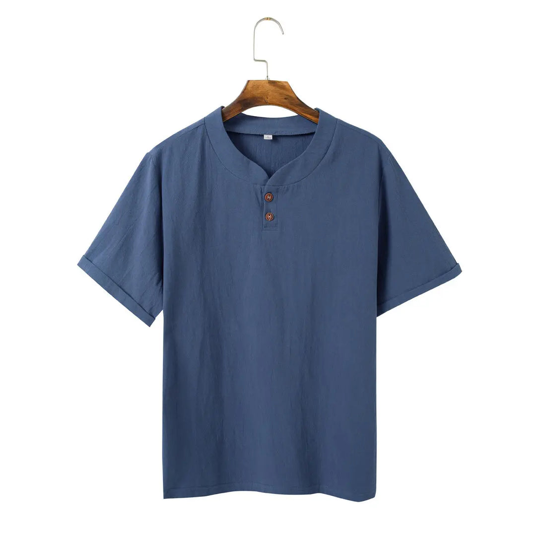 Linen Cotton T-shirt Men&