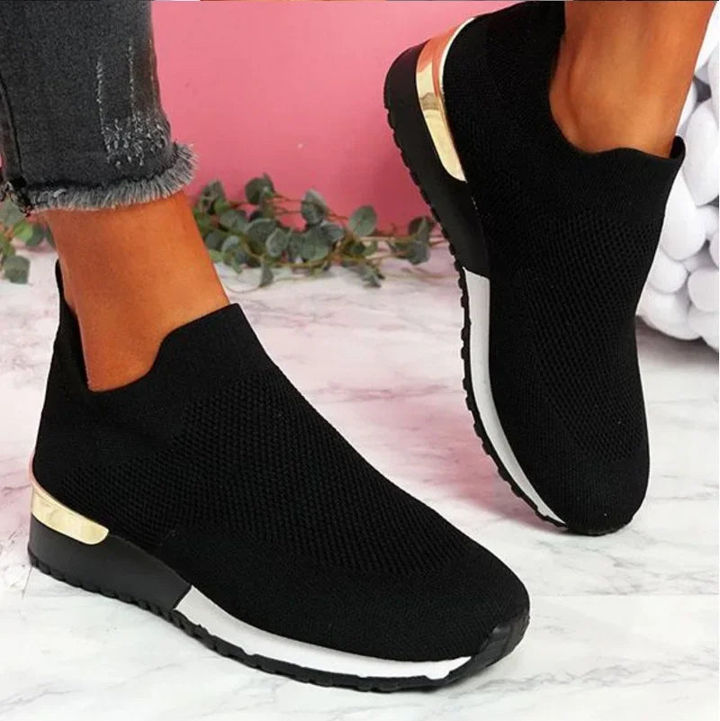 Spring Autumn Women Vulcanized Sneakers Ladies Breathable Slip-On Shoes for Female Casual Sport Platform Shoes Zapatos De Mujer