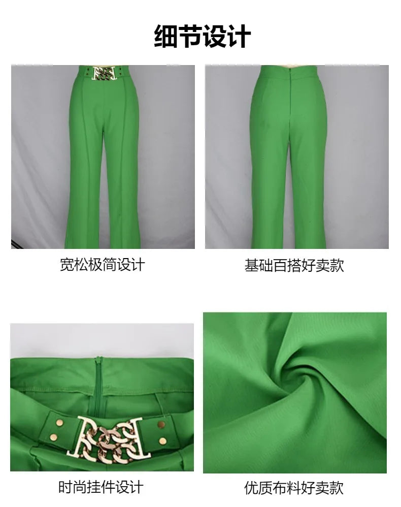 High Waist Pants Women Summer and Fall 2025 New Baggy Pantalones Casual Wide Leg Straight Trouser Vintage Sweatpant Streetwear