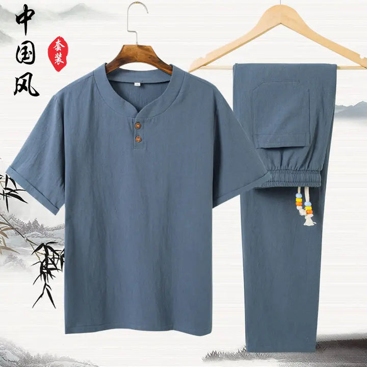 Linen Cotton T-shirt Men&