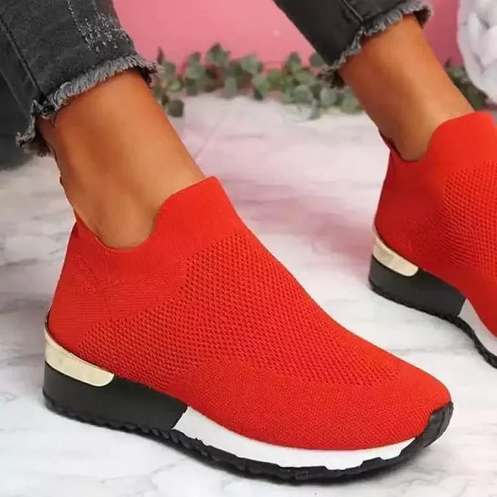 Spring Autumn Women Vulcanized Sneakers Ladies Breathable Slip-On Shoes for Female Casual Sport Platform Shoes Zapatos De Mujer