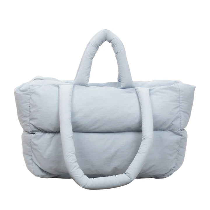2025 Winter Latest Trend Women Shoulder Tote Bags Space Cotton Padded Large Capacity Shopper Totes Quality Commute Handbags Lady