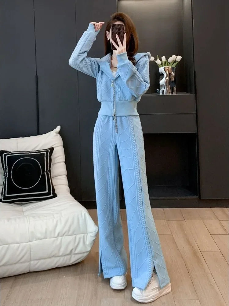 Slit Wide Leg Women&