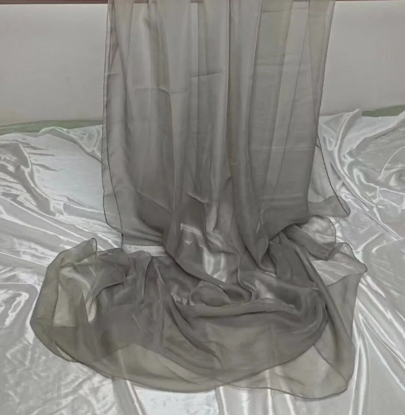 Sexy See-through Ruffle Strap Maxi Dress New Ultra-thin Soft Loose Long Skirt Gown Nightclub Festvial Evening Party Dress