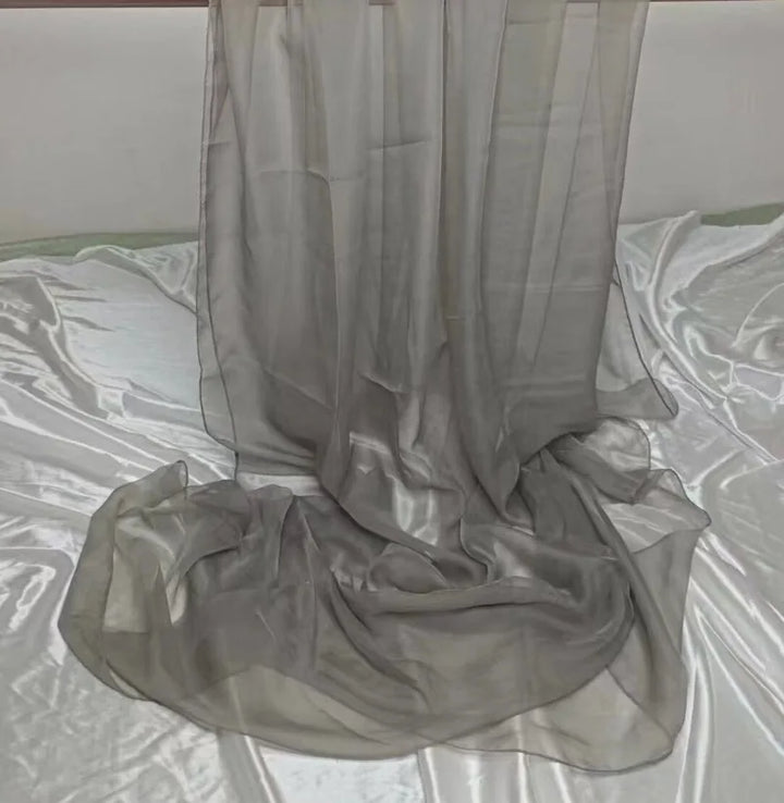 Sexy See-through Ruffle Strap Maxi Dress New Ultra-thin Soft Loose Long Skirt Gown Nightclub Festvial Evening Party Dress