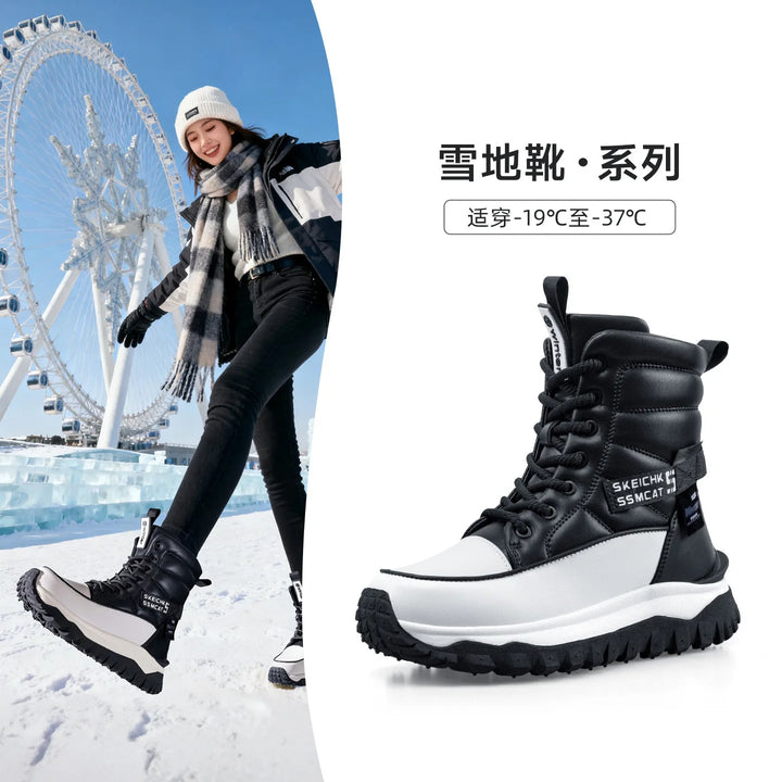 Winter Women Snow Boots 2026 New Non-Slip Waterproof Winter Boots Warm Thickened Shoes Outdoor Climbing Travel Cold Proof Boots