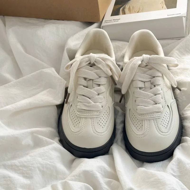 Women Sneakers Fashion Platform Shoes Spring Casual Flats Female New Fashion Breathable Sports Casual Vulcanized Platform Shoes