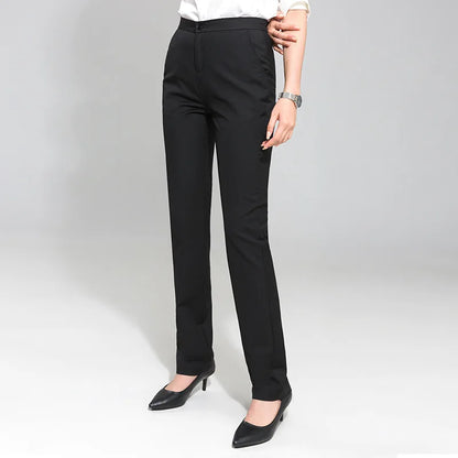 Fashion Office Wear Pants for Women Formal Pants Office Outfits Pencil Trousers Black Navy Casual Work Ladies Pants
