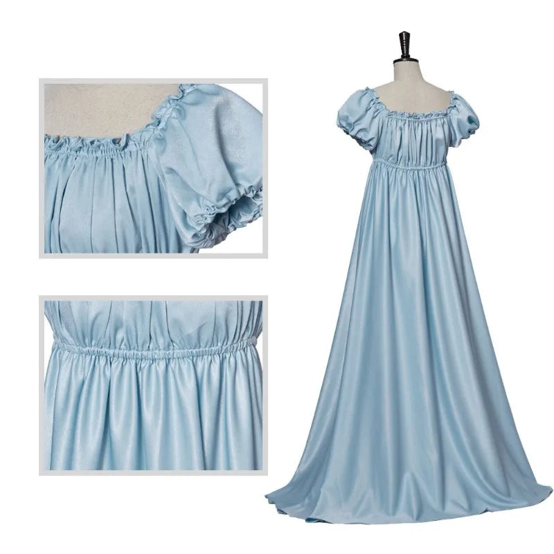 Medieval Dress Women Dress Sexy Off Shoulder Renaissance Victorian Regency Dress Costume Wench Retro Gown Halloween for Women