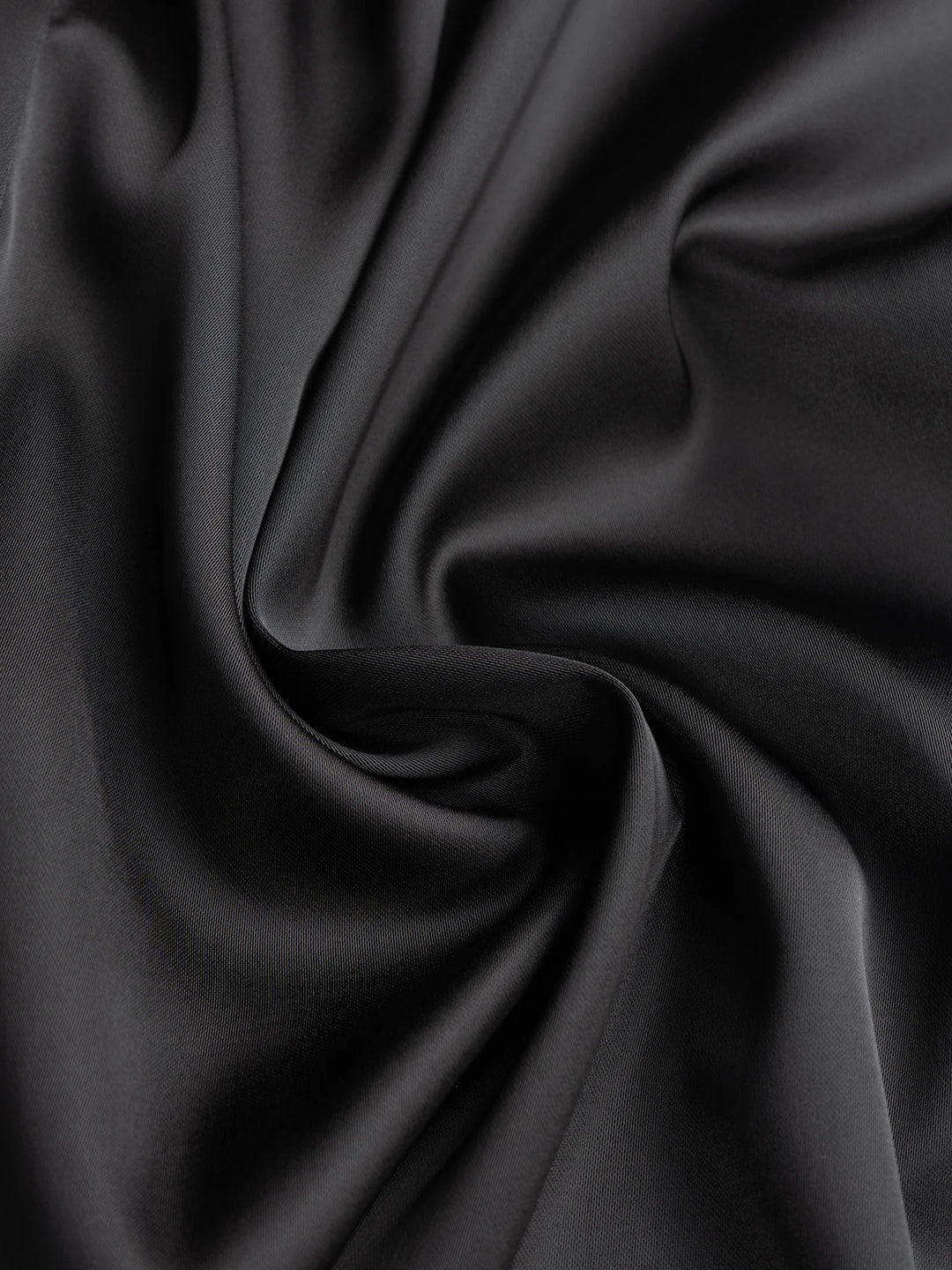 Women Midi Skirt Black Satin High Waist Ruched Drawstring Slim Pencil Skirt Elegant Office Party Casual Skirts