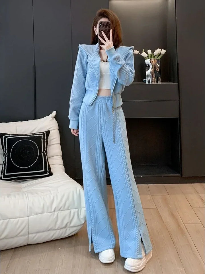 Slit Wide Leg Women&