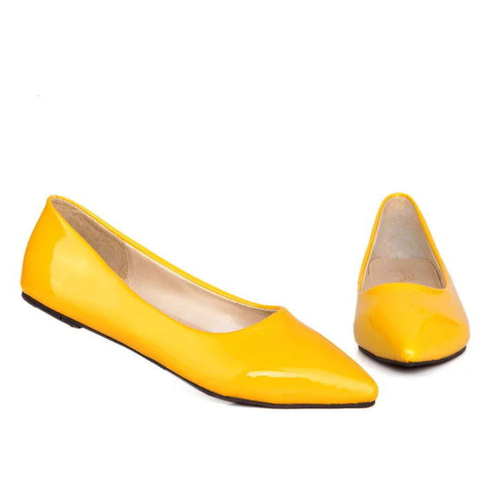 Comfortable Flat Woman Flats Spring Autumn Female Ballet Shoes Pointed Toe Red Nude Red Blue Casual Work Loafer Shoes Women