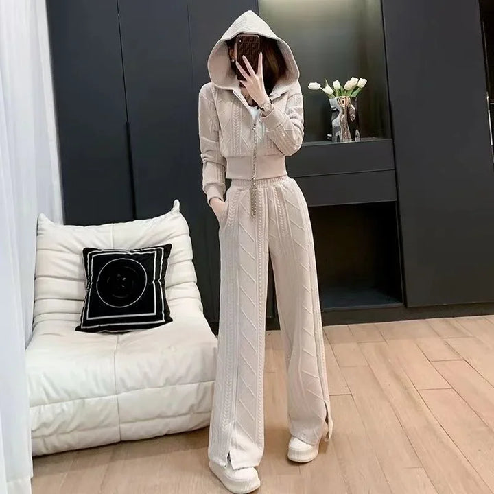 Slit Wide Leg Women&