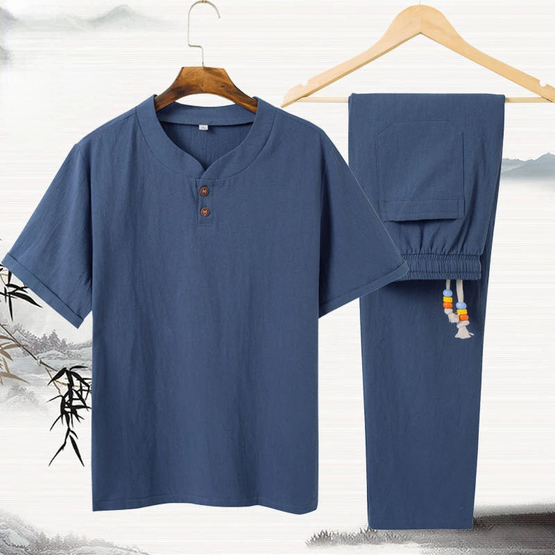 Linen Cotton T-shirt Men&