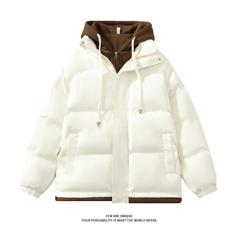 Winter Parkas Women 2025 New in Casual Thick Warm Jackets Hood Coats Solid Loose Female Down Outerwears Chaquetas Parkas Mujer