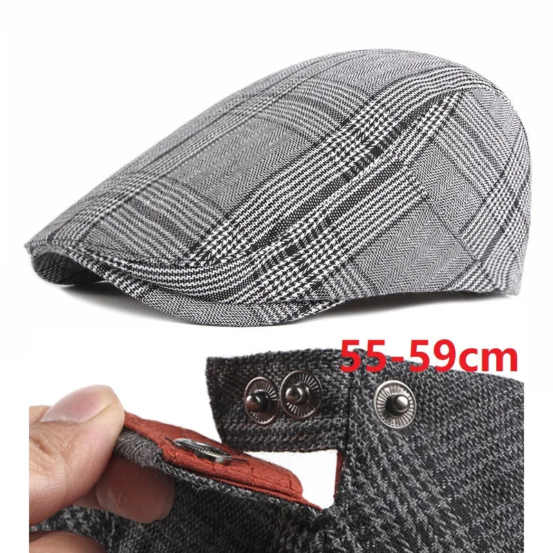 Flat Ivy Gatsby Newsboy Hat for Men And Women Winter Spring Autumn Driving Cabbie Hunting Cap Classic Style