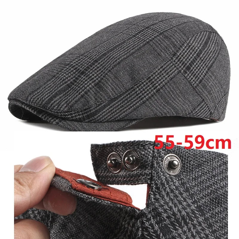 Flat Ivy Gatsby Newsboy Hat for Men And Women Winter Spring Autumn Driving Cabbie Hunting Cap Classic Style